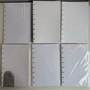 Cloth & Paper Notes Pages - Half Letter Bundle